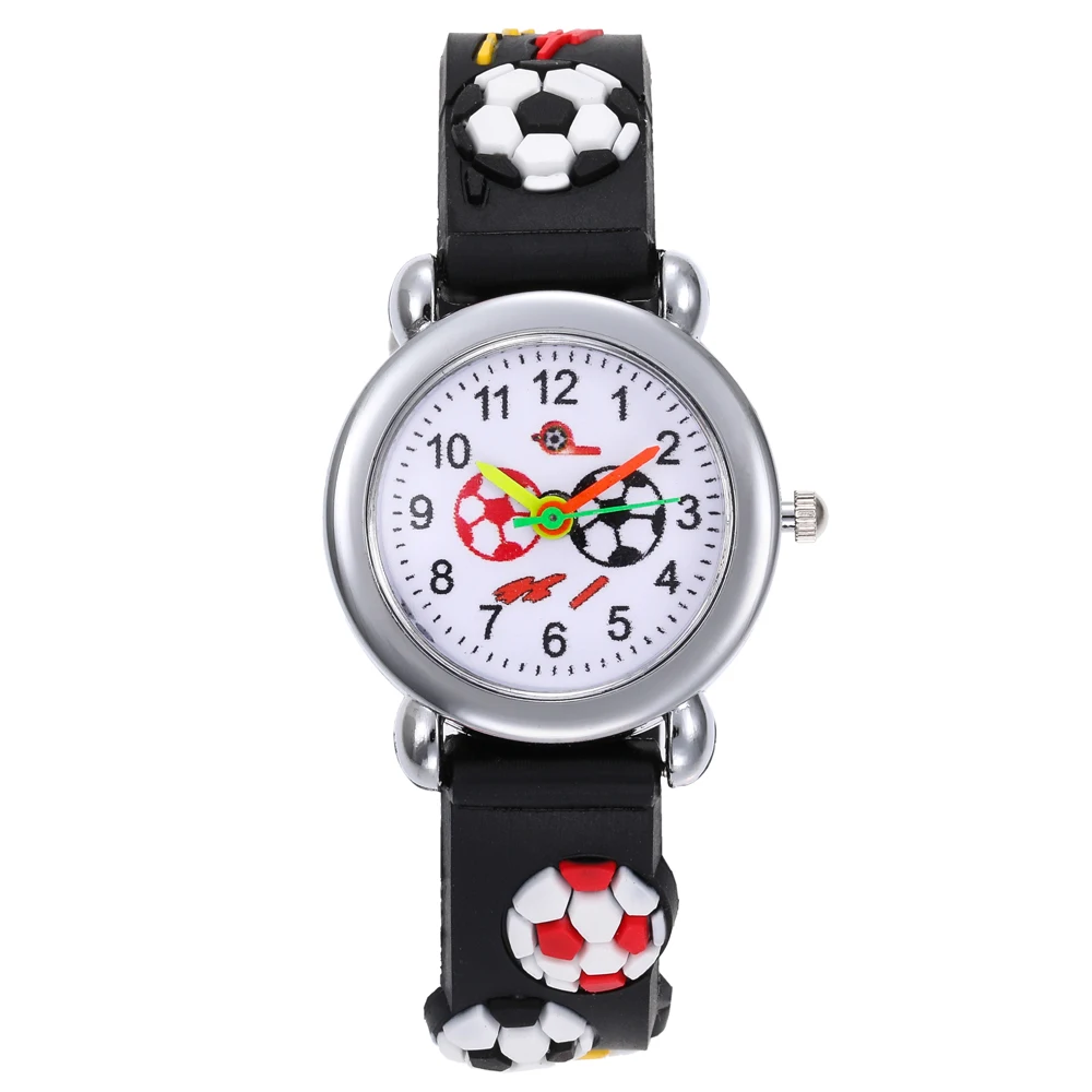 Детские часы с 3D рисунком суперфутбола кварцевые наручные для мальчиков и