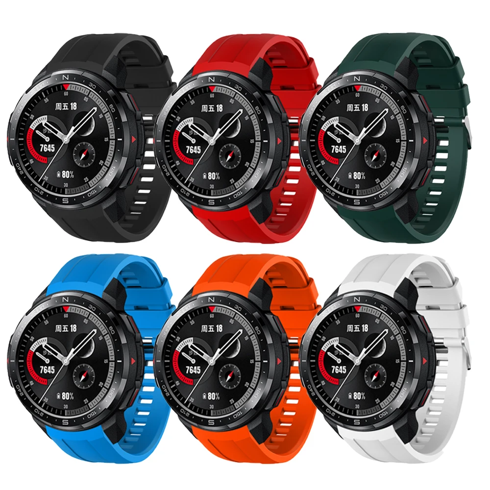 

Ремешок для Honor GS Pro, силиконовый сменный Спортивный Браслет, ремешок для часов Huawei Honor GS Pro