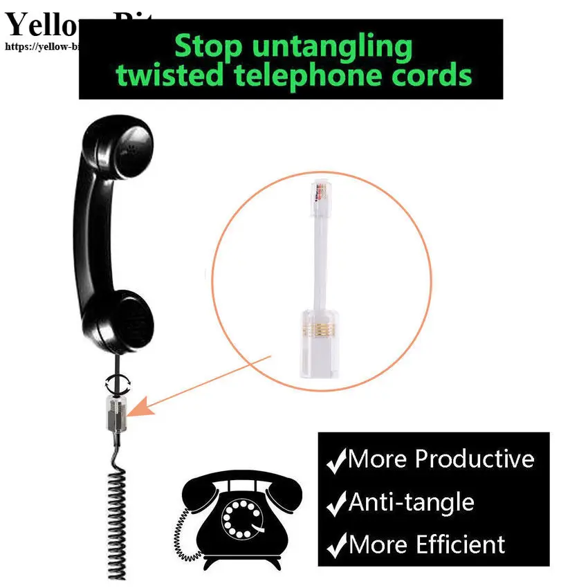 2 шт. шнур для телефона с возможностью поворота на 360 градусов |