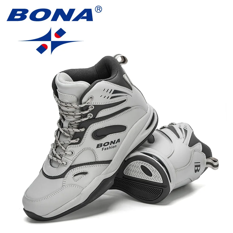 

BONA 2020 New Arrival Basketball Shoes Men Cushioning Light Trendy Sneakers Man Zapatos Hombre Outdoor Sports Footwear Masculino