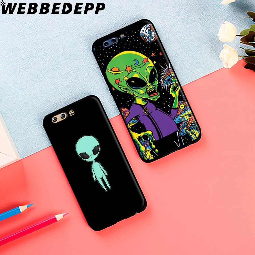 Милый мягкий чехол Alien Believe UFO ET для huawei P8 P9 P10 P20 P30 Lite Pro P Smart Z Plus Y6 Y7 Y9 Prime |