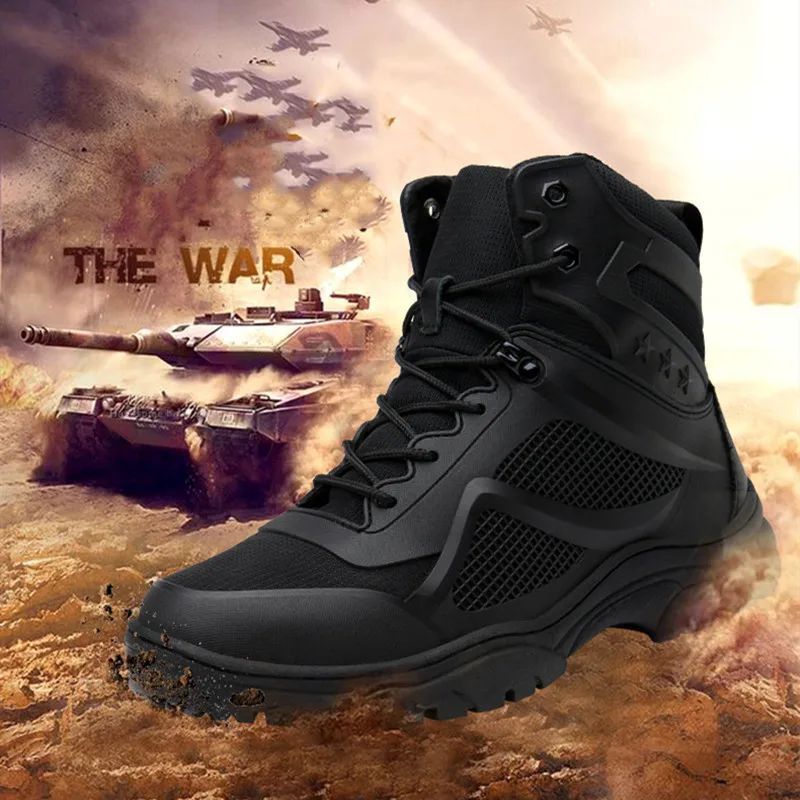 Тактические ботинки Для мужчин на открытом воздухе Пеший Туризм Сапоги