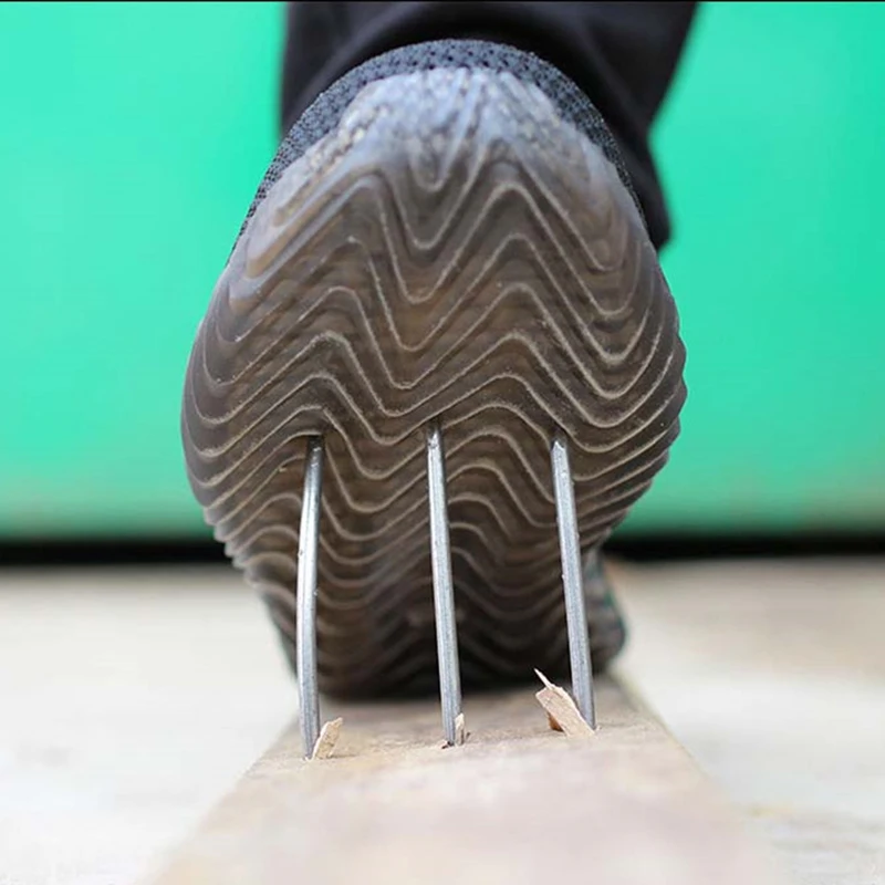 Мужская защитная обувь стальная конструкция для работы Нескользящая