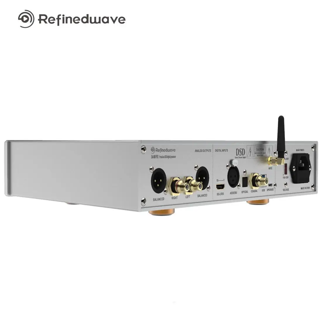 Декодер Refinedwave DA800 ES9038PRO DSD512 PCM768K FPGA FIFO Bluetooth 5 0 2 4 &quotLCD Hi Fi полностью