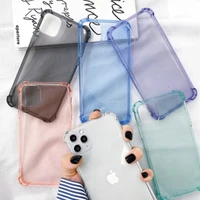 transparent silicone soft phone case for iphone 11 pro xs max 6 6s 7 8 plus x xr case candy colors protective back cover