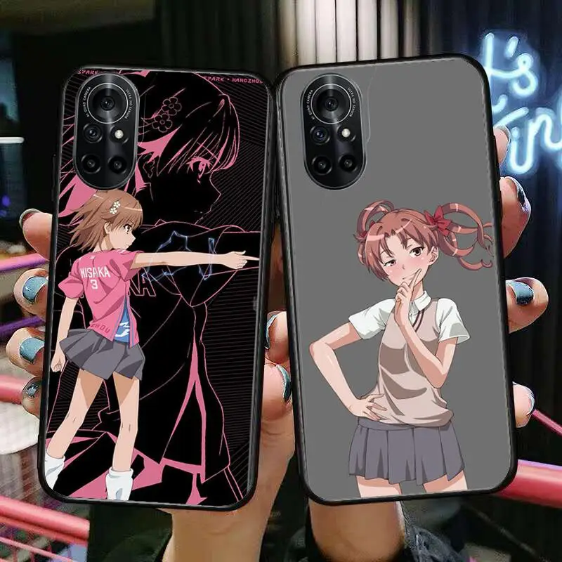 

Toaru Kagaku no Railgun S Clear Phone Case For Huawei Honor 20 10 9 8A 7 5T X Pro Lite 5G Black Etui Coque Hoesjes Comic Fash