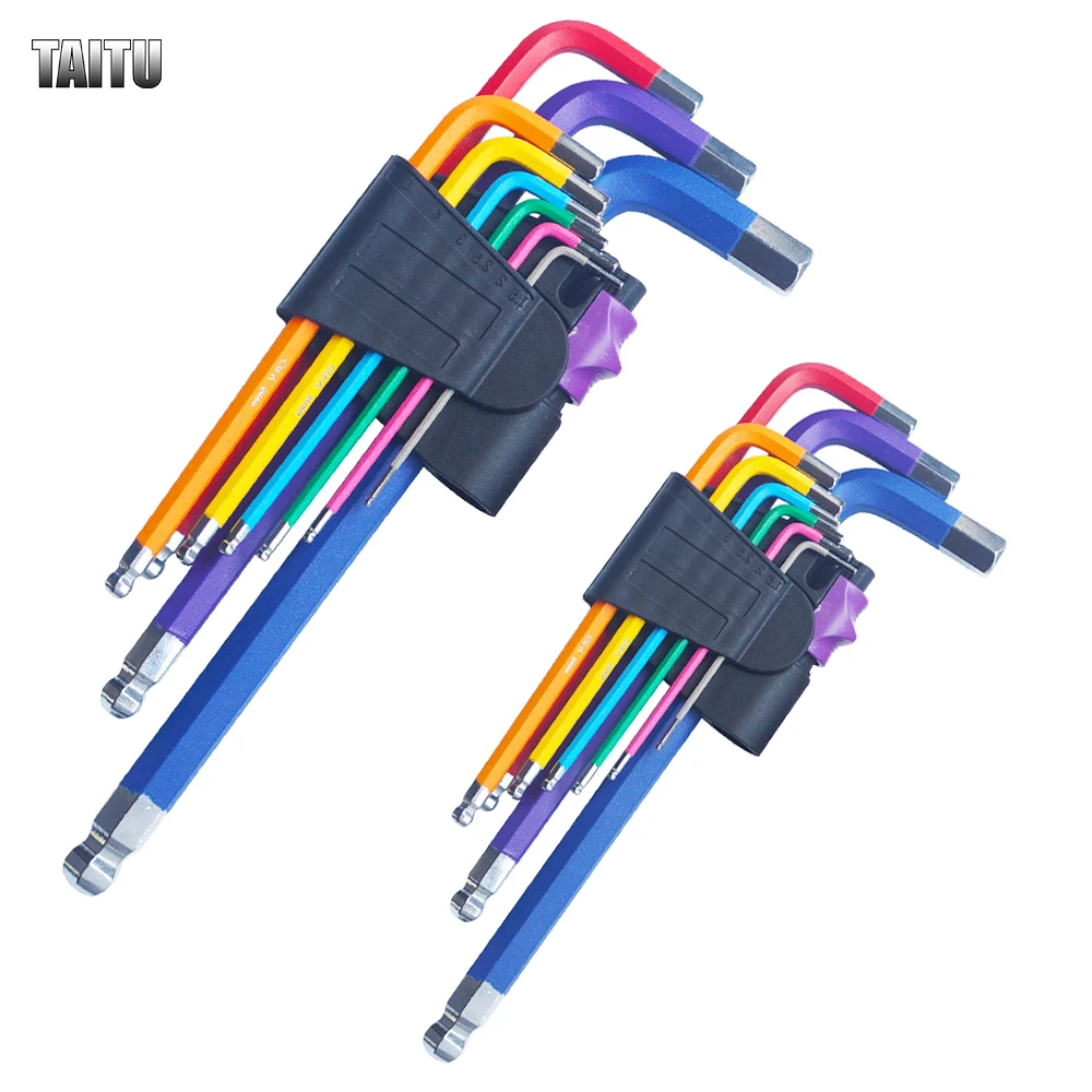 Набор шестигранных ключей TAITU комплект из 9 предметов отверток шестигранный