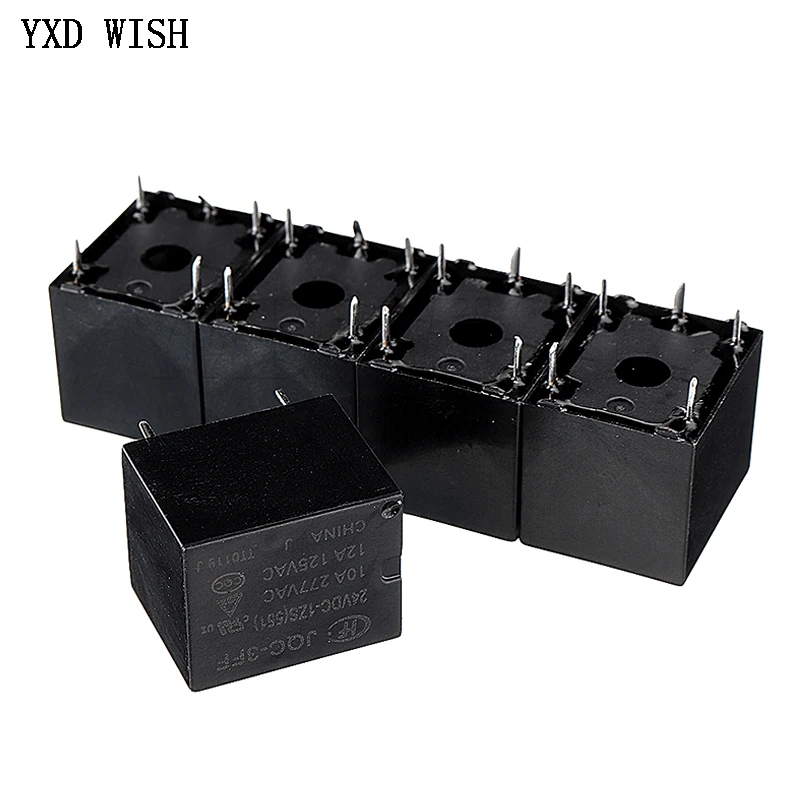 5 шт. 10A реле HF3FF-JQC-3FF- 5VDC-1ZS 12VDC-1ZS 24VDC-1ZS(551) 5-контактный DIP5 HF- JQC-3FF- в 9 12 В 24 постоянного