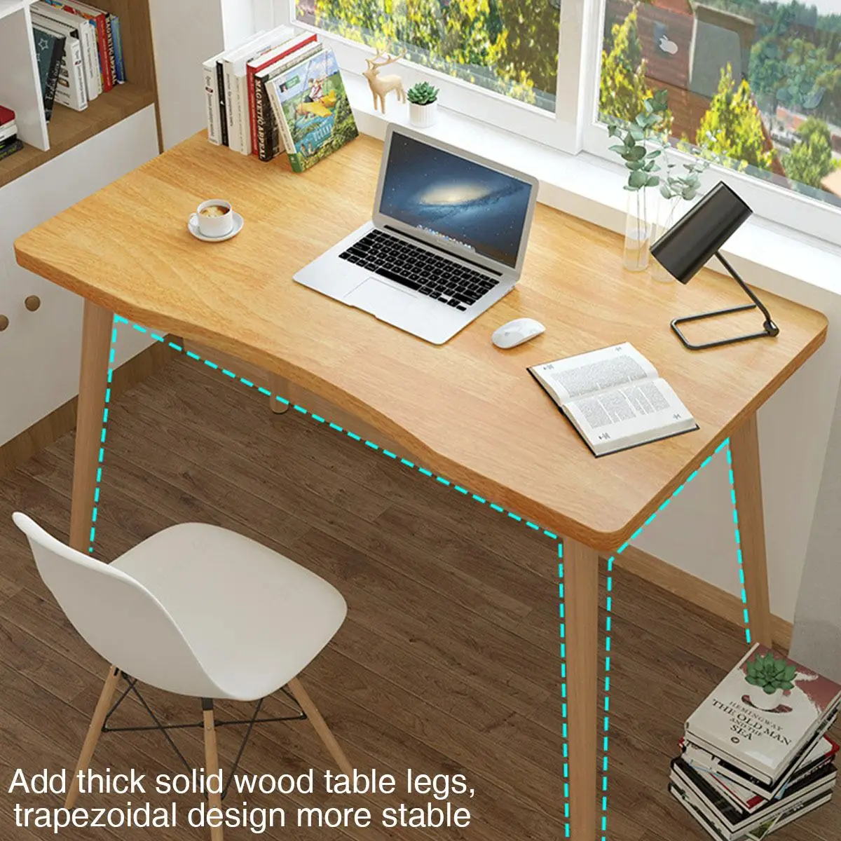 

NEW Computer Desk Laptop Desk Modern Bedside Table Wooden Laptop Stand Home Office Gaming Table Workstation Study Writing Desk