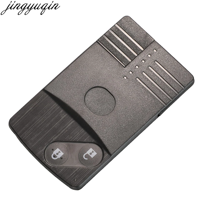 

Jingyuqin 15pcs Smart Card Remote Key Shell 2/4 Button For Mazda 5 6 CX-7 CX-9 RX8 Miata MX5 Uncut Blade Key FOB