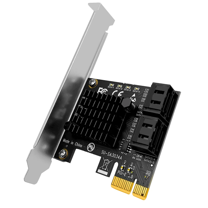 чиа майнинг pcie sata 4 порта 6g sata iii 30 карт