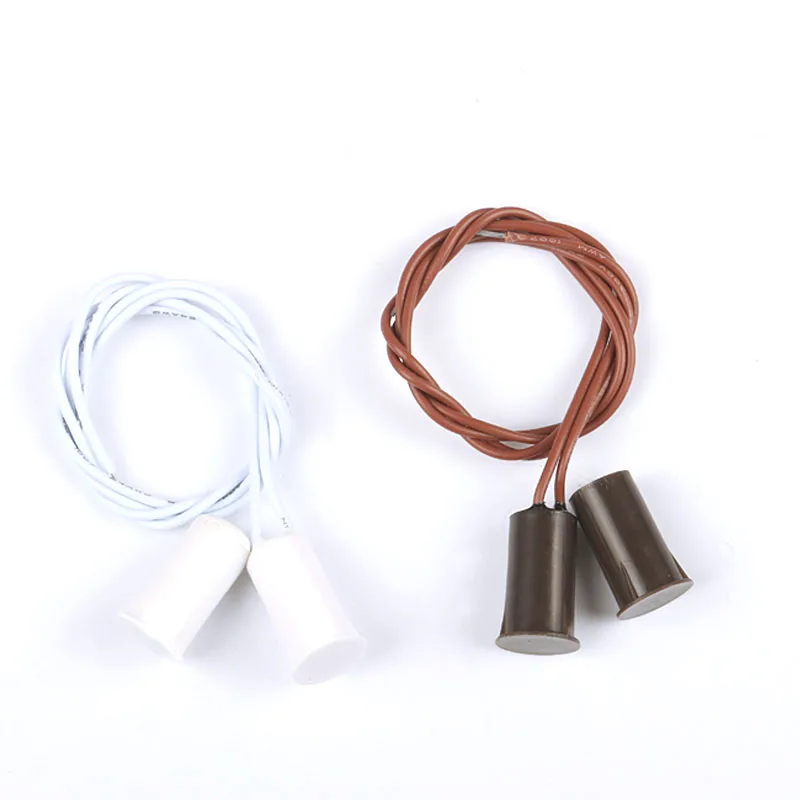 10 шт./лот круглый окно или дверь контактный проводной Магнитный язычковый