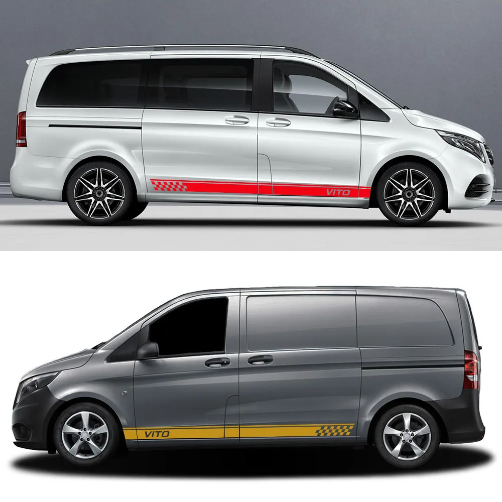 2 шт./партия виниловые наклейки на автомобиль Mercedes Benz Vito Viano V Class W447 W639 | Автомобили