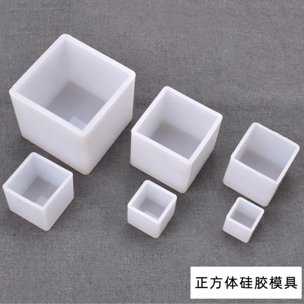 

diy crystal epoxy cube pyramid silicone mold gypsum aromatherapy handmade jewelry dried flower resin decorative accessories