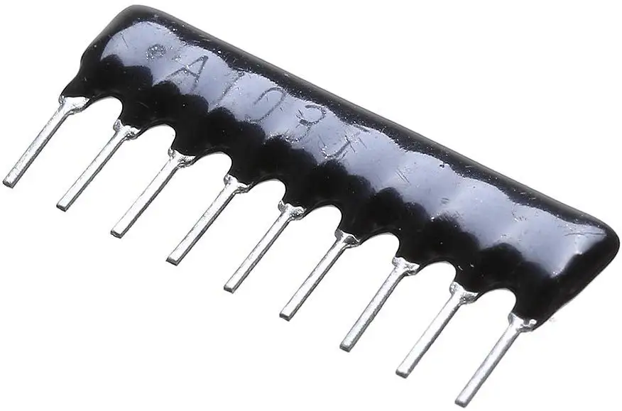 9Pin резистор сетевой Массив 1K 10K 100K ohm DIP изоляционный (упаковка из 10)|Резисторы| |