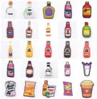 Распродажа 1 шт., аксессуары для украшения обуви в виде бутылки вина, пива, Кроксы, подвески для браслетов, подарки для детей