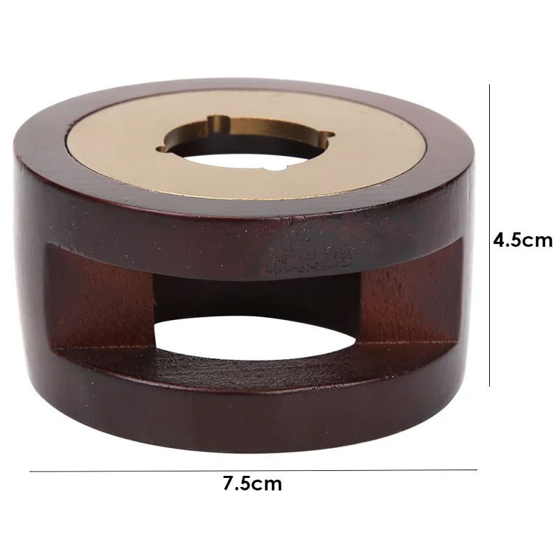 4.5X7.5x7.5cm pot Ретро уплотнительная восковая печь горшок с деревянной ручкой уплотнительная ложка для воска декоративная восковая печать крафт подарок - Цвет: 4.5X7.5x7.5cm pot