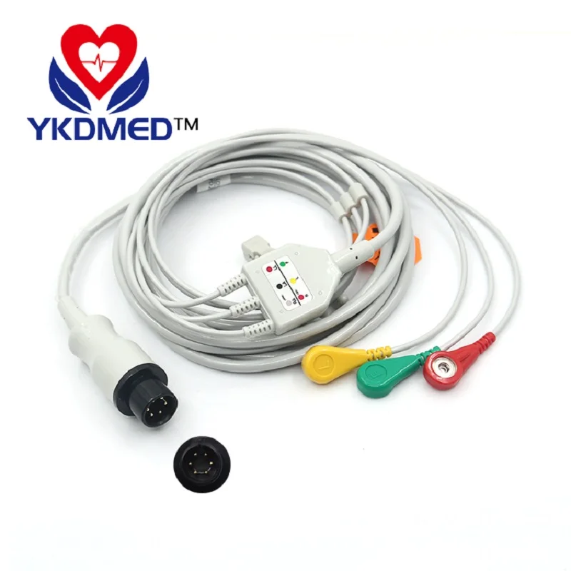 Серия YKD цельный кабель ЭКГ для пациента совместимый с монитором drager vista 120