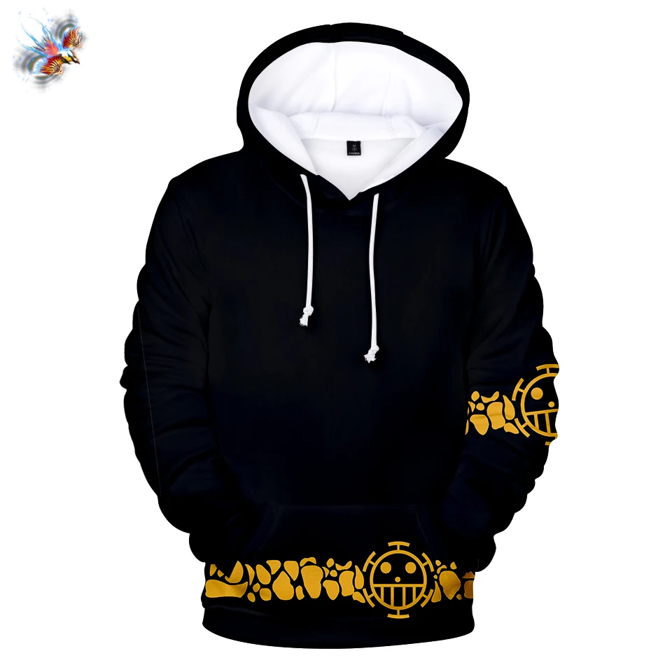 Модная Повседневная Толстовка с 3D-принтом в японском стиле аниме Trafalgar Law Детская