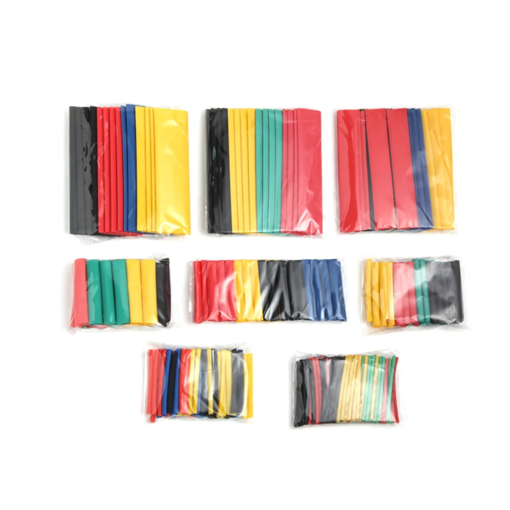 

328pcs 2:1 Polyolefin Shrinking Assorted Heat Shrink Tube Wrap Wire Cable Insulated Sleeving Tubing Set