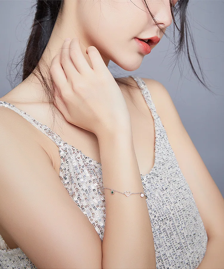 Посеребренные браслеты с бриллиантами и цепочкой подходят для pandora стразы