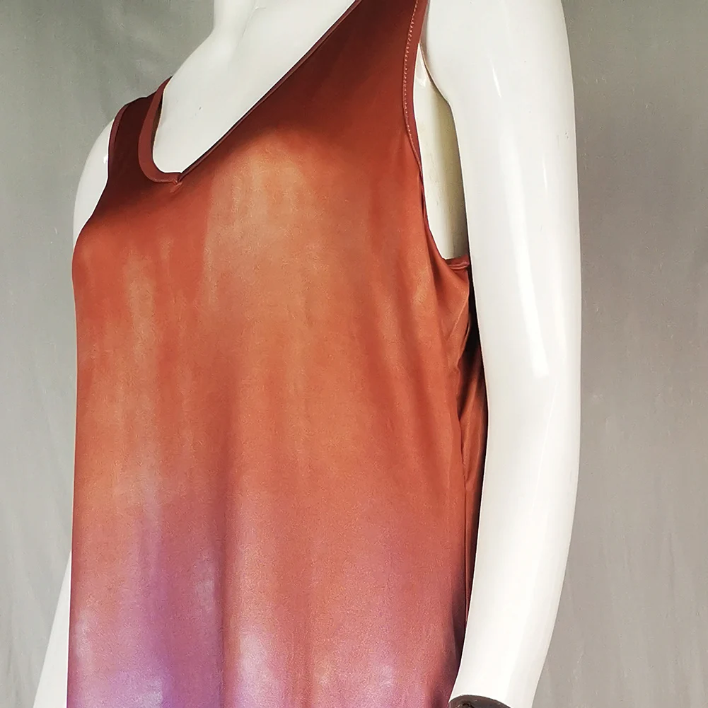 Сексуальное женское платье макси в стиле бохо с v-образным вырезом без Рукавов