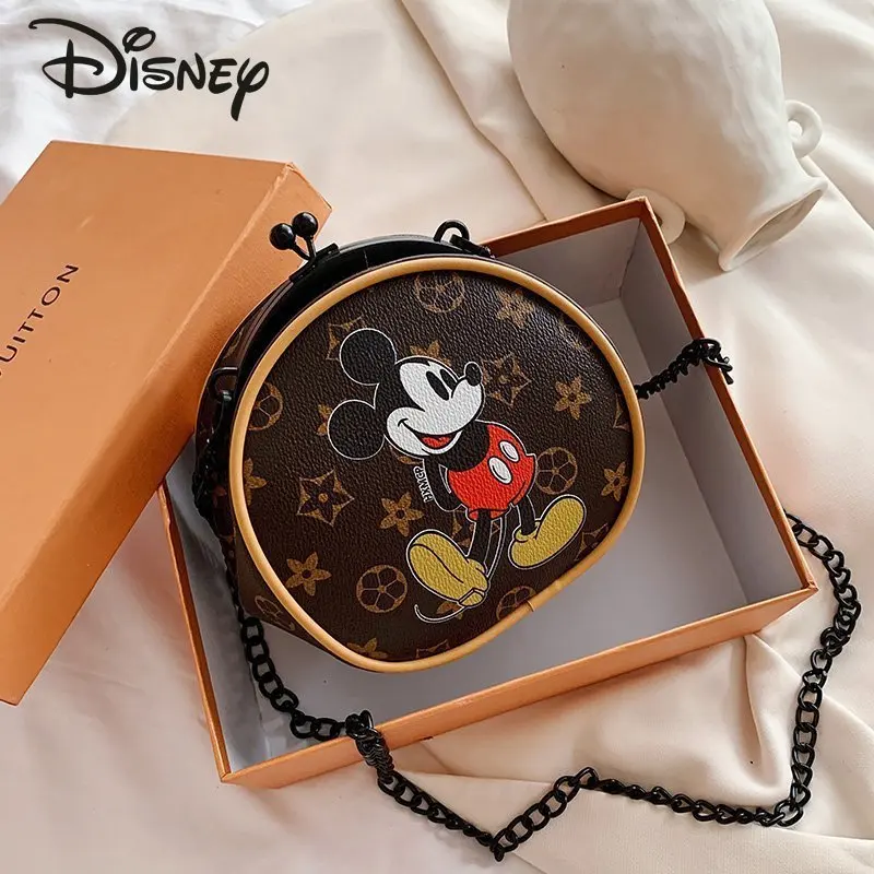 

Disney 2021 new Mickey ladies shoulder bag fashion casual ladies messenger bagmultifunctional large capacity high quality pu