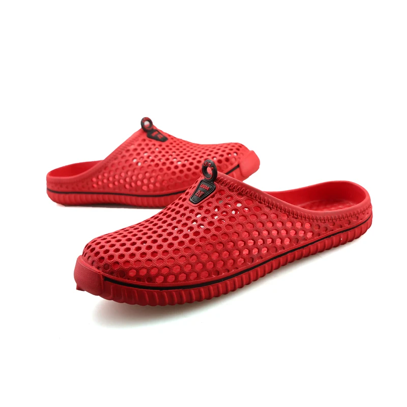 

2021 Women Men Sandals Summer Hole Shoes Clogs Girl Boy Lovers Home Garden Beach Flat Slippers