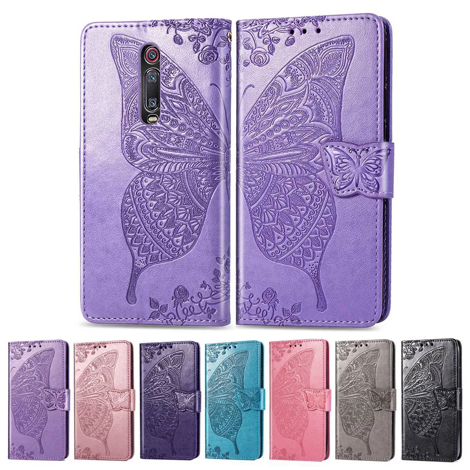 Для Xiao mi Red mi K20 Pro Чехол Флип Бумажник кожаный чехол на красный mi K20 Pro mi 9T Pro mi 9T чехол бабочка Mmbossing телефонные чехлы
