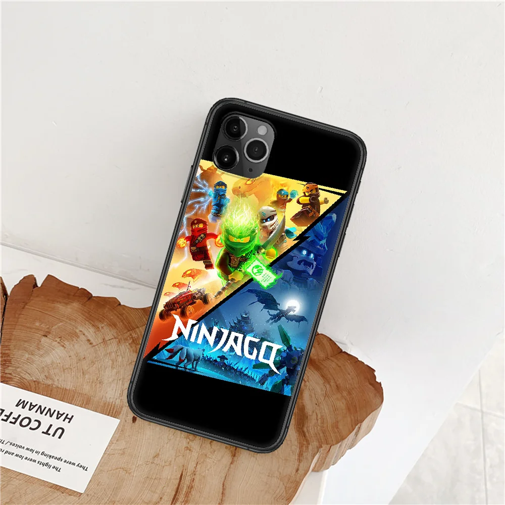 

Legos Ninjago Phone Case For iPhone 4 4s 5 5S SE 5C 6 6S 7 8 Plus X XS XR 11 12 Mini Pro Max 2020 black Coque Pretty Back Luxury