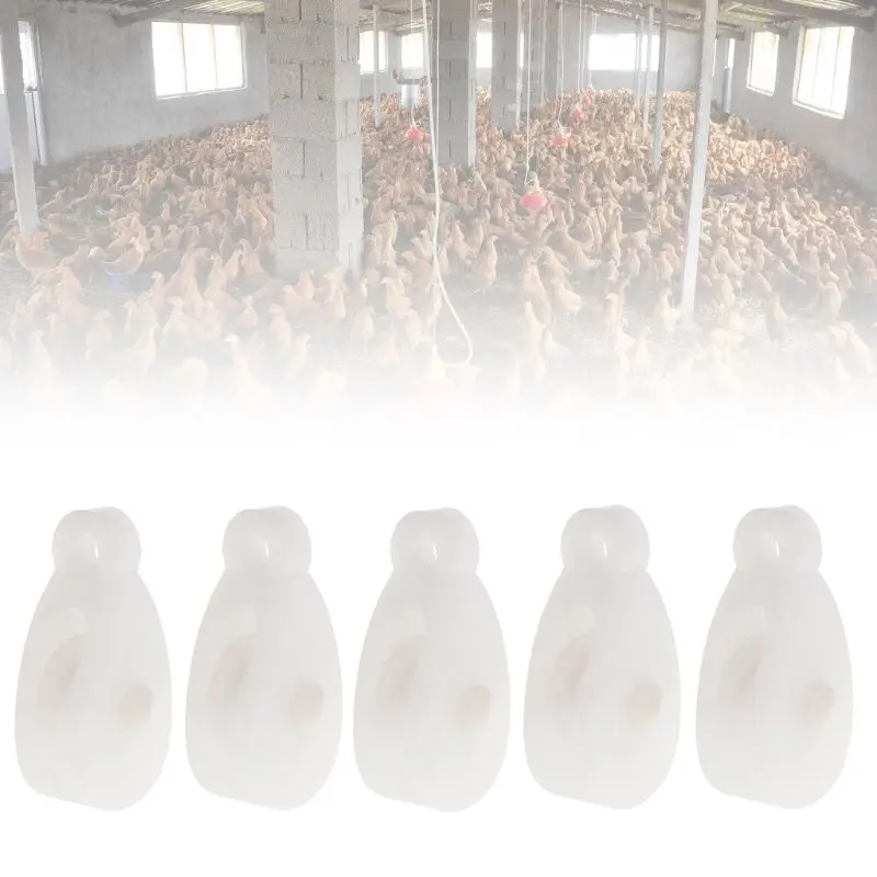 

5 Pcs/Set Aquaculture Pulley Poultry Automatic Nylon Plastic Products Birds Equipment Supplies Wheel Hook Hanger