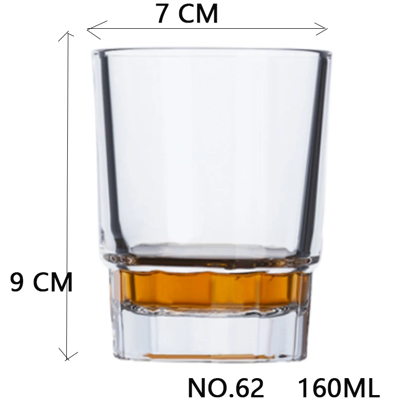 NO.62 160ML Shot Whiskey Crystal Glass Party Wedding Wine Liquor Glass Coffee Tea Cup for Beer Spirits Funny Glasses European Creative Gifts - Цвет: NO.62 160ML