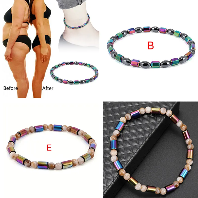 70 мм круглый черный камень для похудения магнитное ожерелье бисер гематит