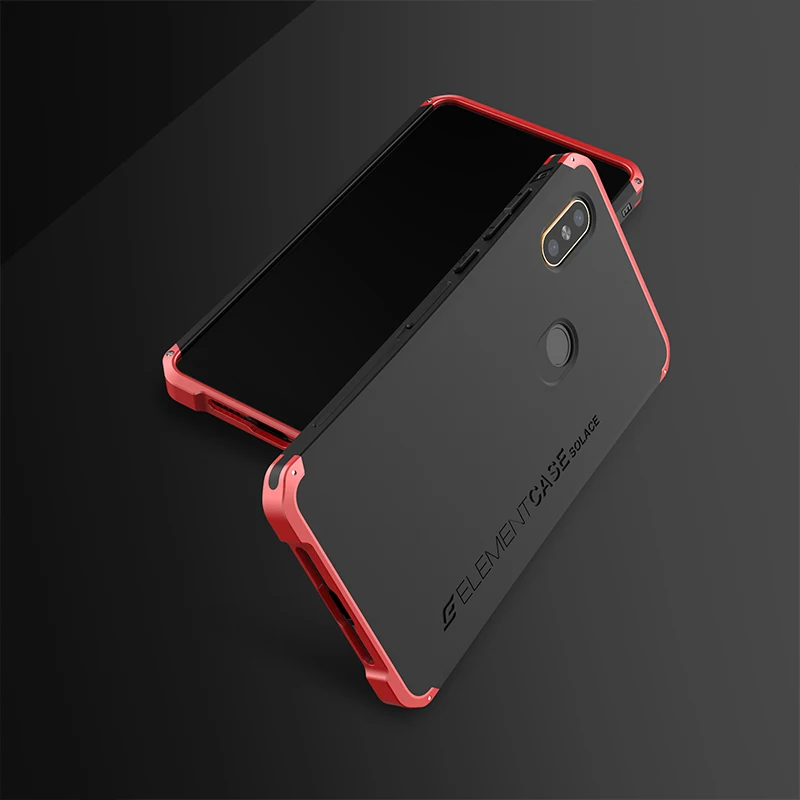 Металлический Алюминиевый Чехол бампер для Xiaomi Mi Mix 2s силиконовый гибридный