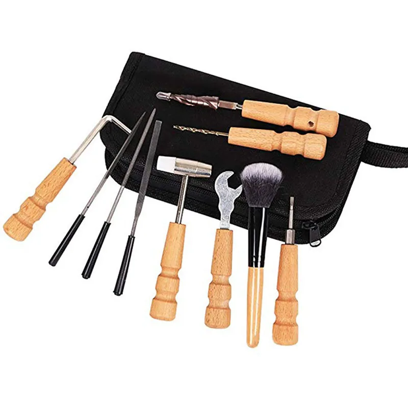 

Guitar Opening Pins Polished Bridge Measuring Wrench Combination Tool Set High Quality Useful Guitar Tools Repair Accessories