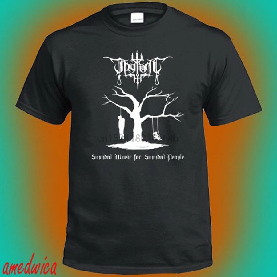

Thy Light Suicidal Band Logo Mens Black T-Shirt