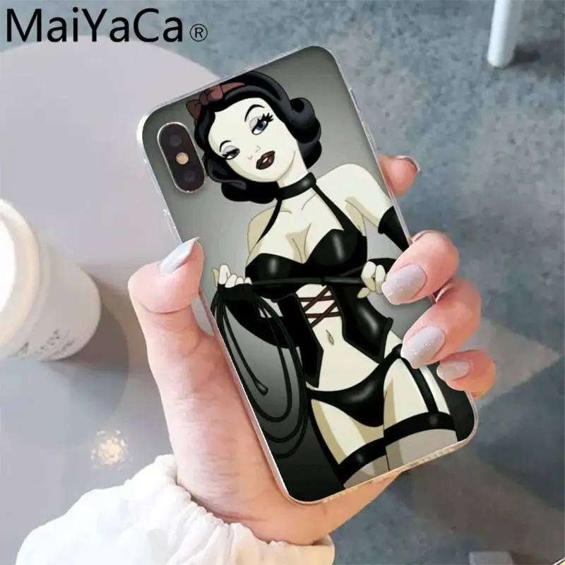 

MaiYaCa Sexy cartoon girl Phone Case shell for iPhone 5S 8 7 6 6S Plus X XS MAX 5 SE XR 12 11 pro promax fundas