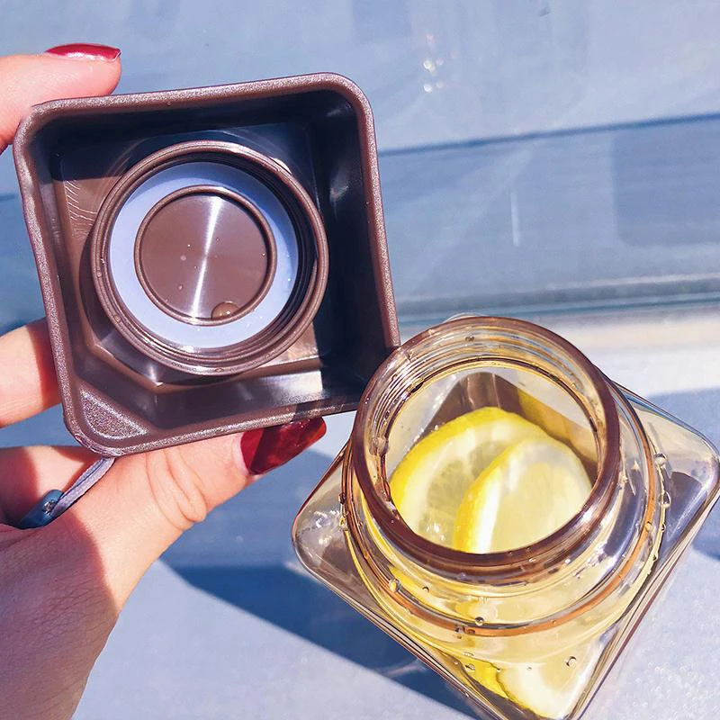 Новая квадратная пластиковая бутылка My Bottle 500 мл для бутылок воды напитков с