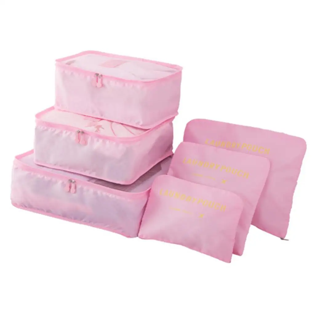 6 шт Дорожная сумка для хранения одежды Нижнее белье Отделка посылка Органайзер