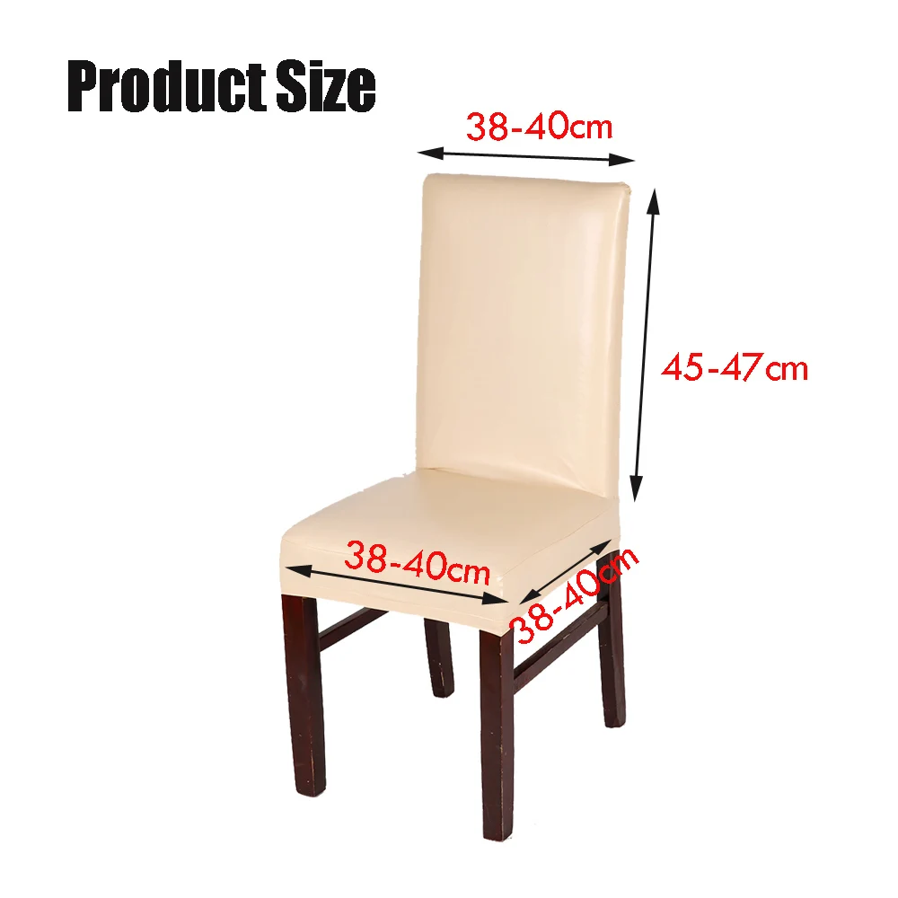 Чехлы для стульев из экокожи водостойкие маслостойкие 4 шт./лот | Дом и сад