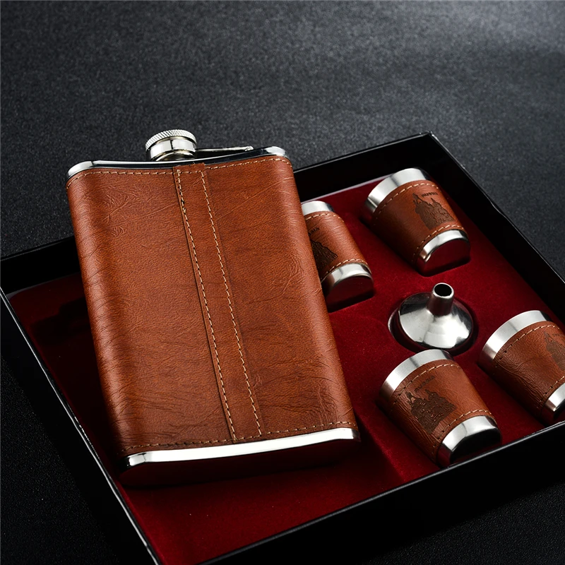 Фляга в стиле милитари из нержавеющей стали| |