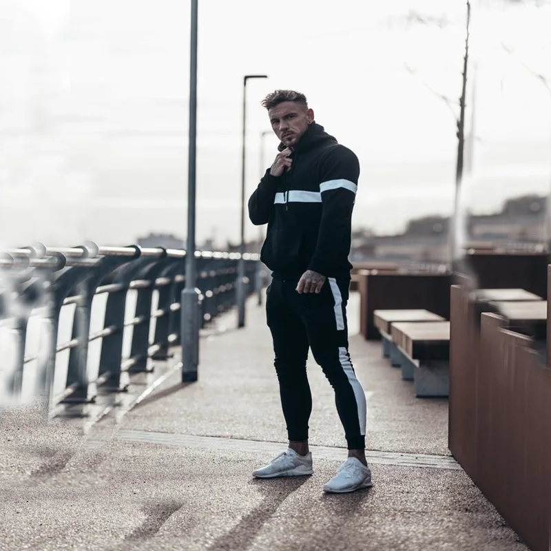 Спортивные костюмы мужская спортивная одежда быстросохнущие комплекты для бега