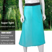 packable rain skirt durable accessory breathable for cycling rain liner skirt packable windbreak skirt