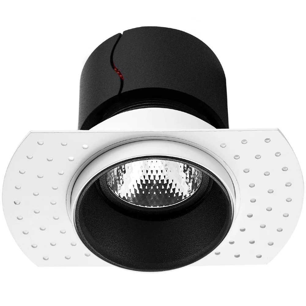 Потолочный светильник COOJUN светодиодный безрамный 220 В алюминиевый 7 Вт 12