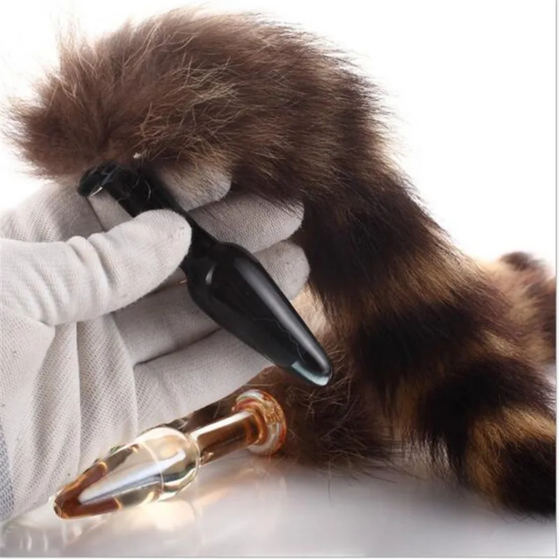 Секс-товары для взрослых Сексуальная Силиконовая Анальная пробка с лисьим