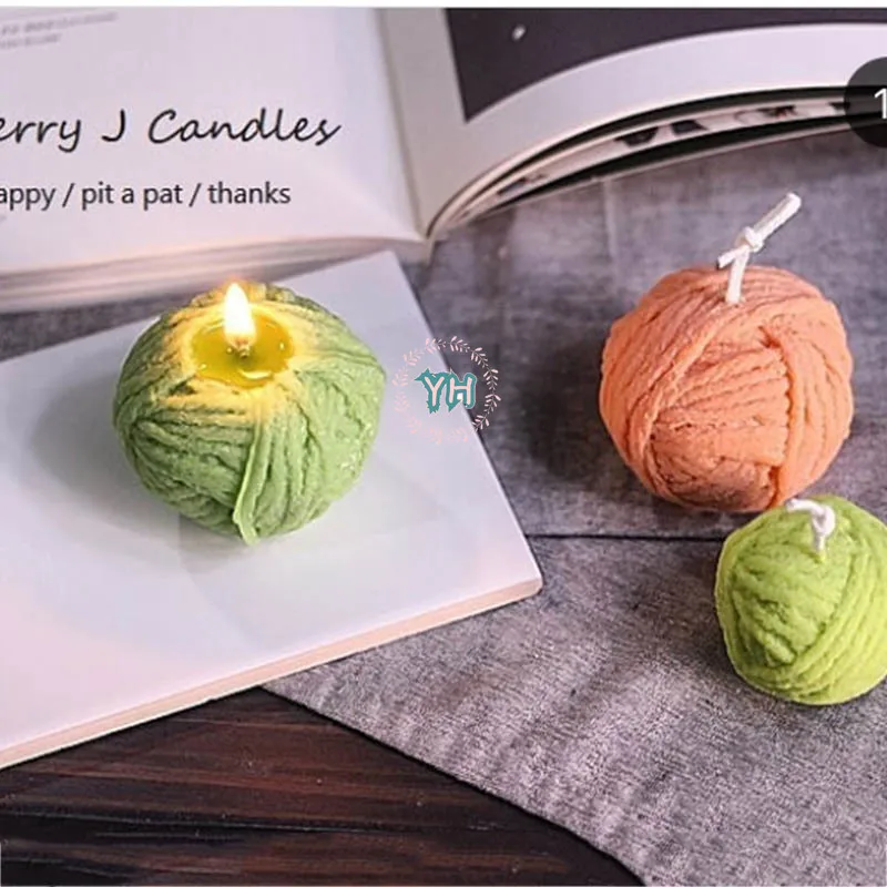 Силиконовая форма для свечи Вязаная Шерстяная творческого мыла|Формы свечей| |