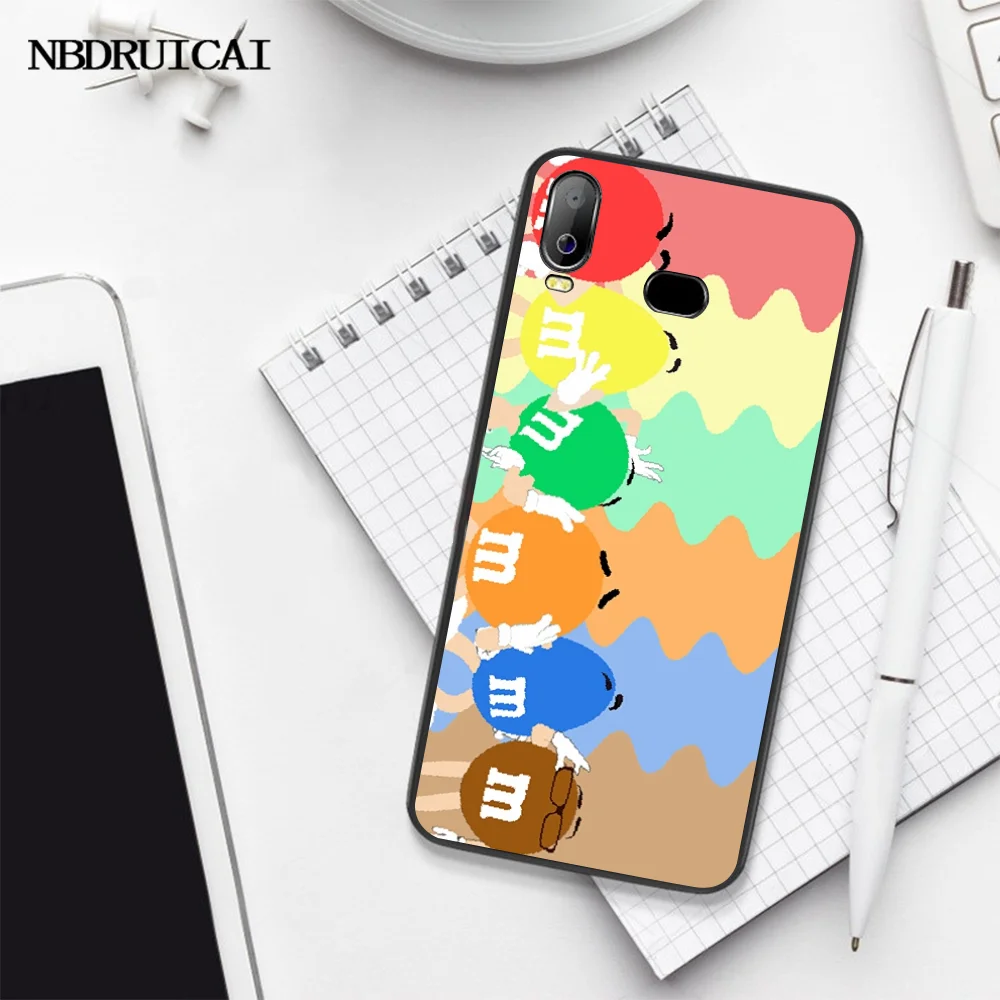 NBDRUICAI M & Ms шоколадный Мягкий силиконовый чехол для телефона из ТПУ Samsung A10 A20 A30 A40 A50