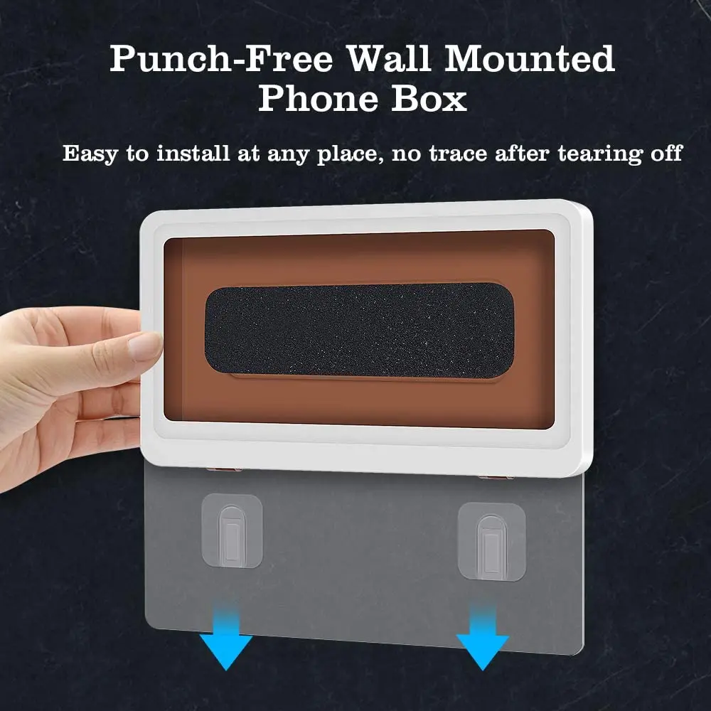 Водонепроницаемый противотуманный чехол для ванной комнаты настенный держатель