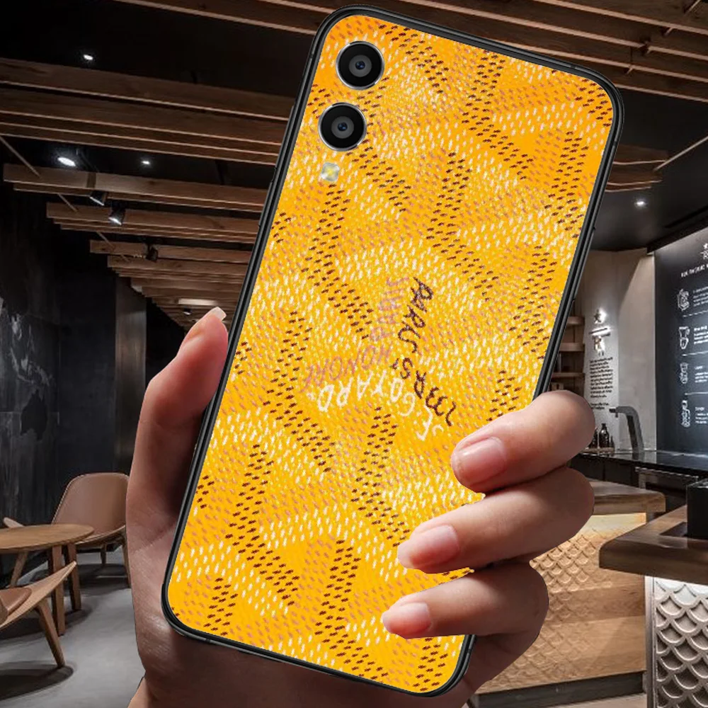 

Luxury Brand Goyards Phone Case For Huawei Honor 6A 7A 7C 8 8A 8X 9 9X 10 10i 20 Lite Pro Play black Cell Trend Cover Pretty