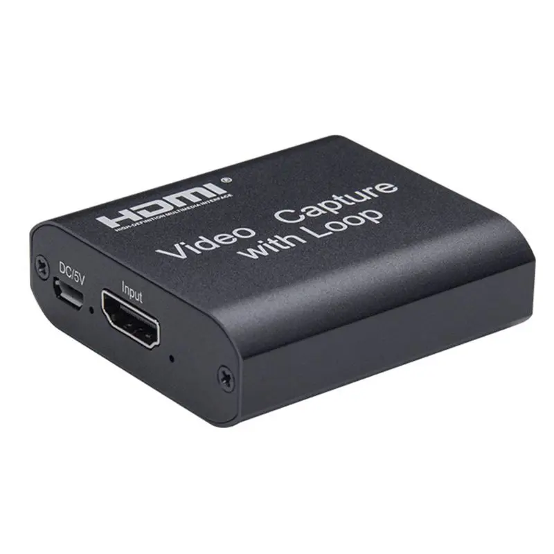 

1080P 4K к USB 2,0 Карта видеозахвата ключ игровой рекордер Loop Out Y5GE